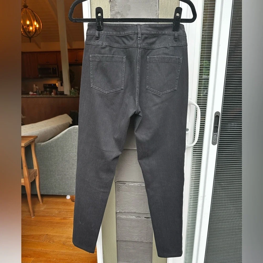 J.McLaughlin Women Black Wash Slim Fit Denim Jeans Size 4‎ - Picture 3 of 7